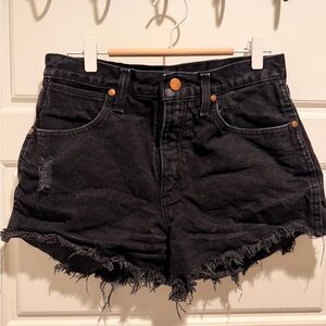 Vintage Wrangler Black Jean Shorts